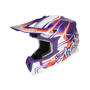 Casco Acerbis Linear 2206 viola blanco