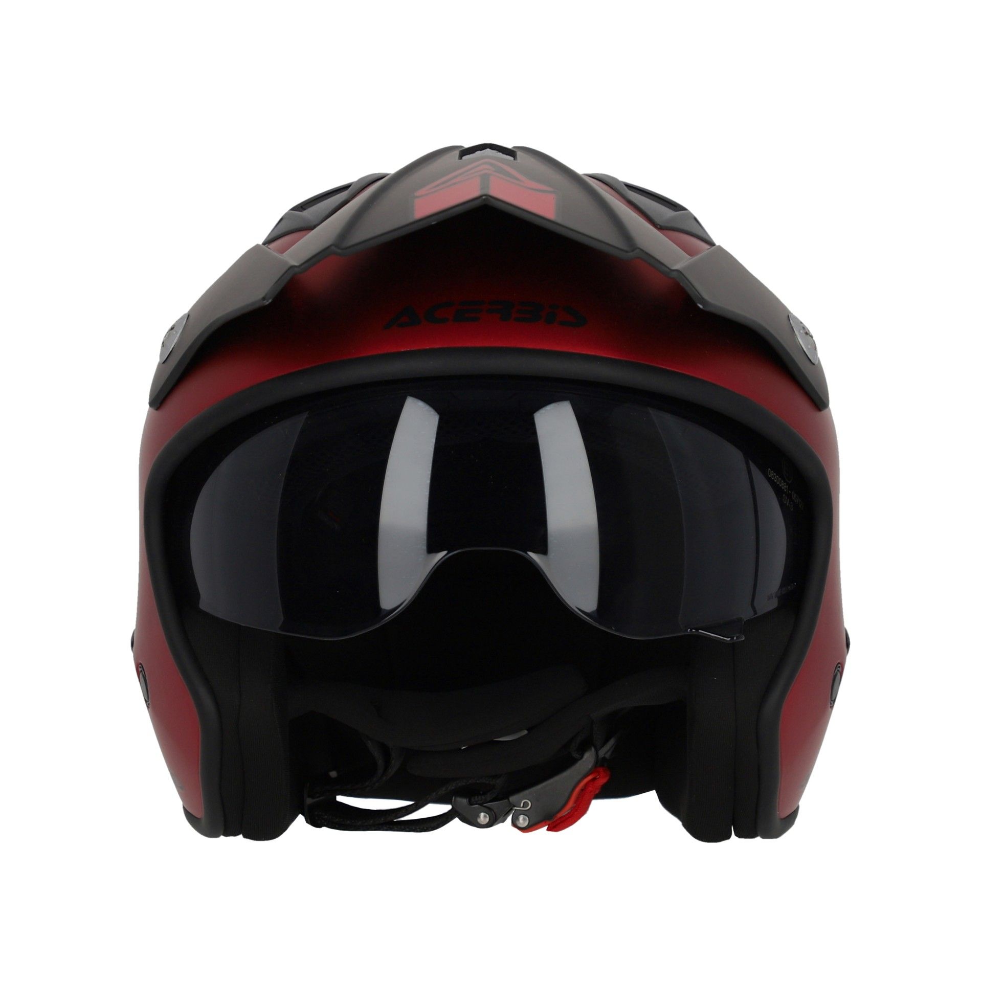 CASCO ACERBIS JET ARIA 2206 METALIZADO ROJO - Imagen 7