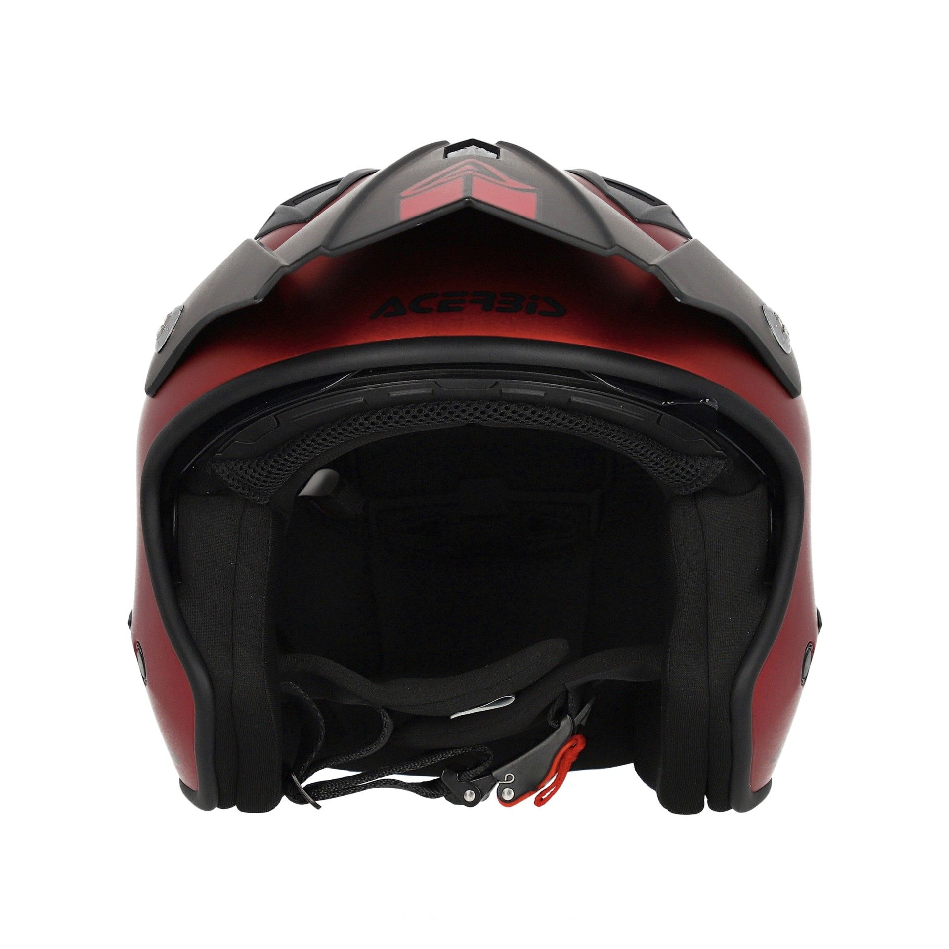CASCO ACERBIS JET ARIA 2206 METALIZADO ROJO - Imagen 6