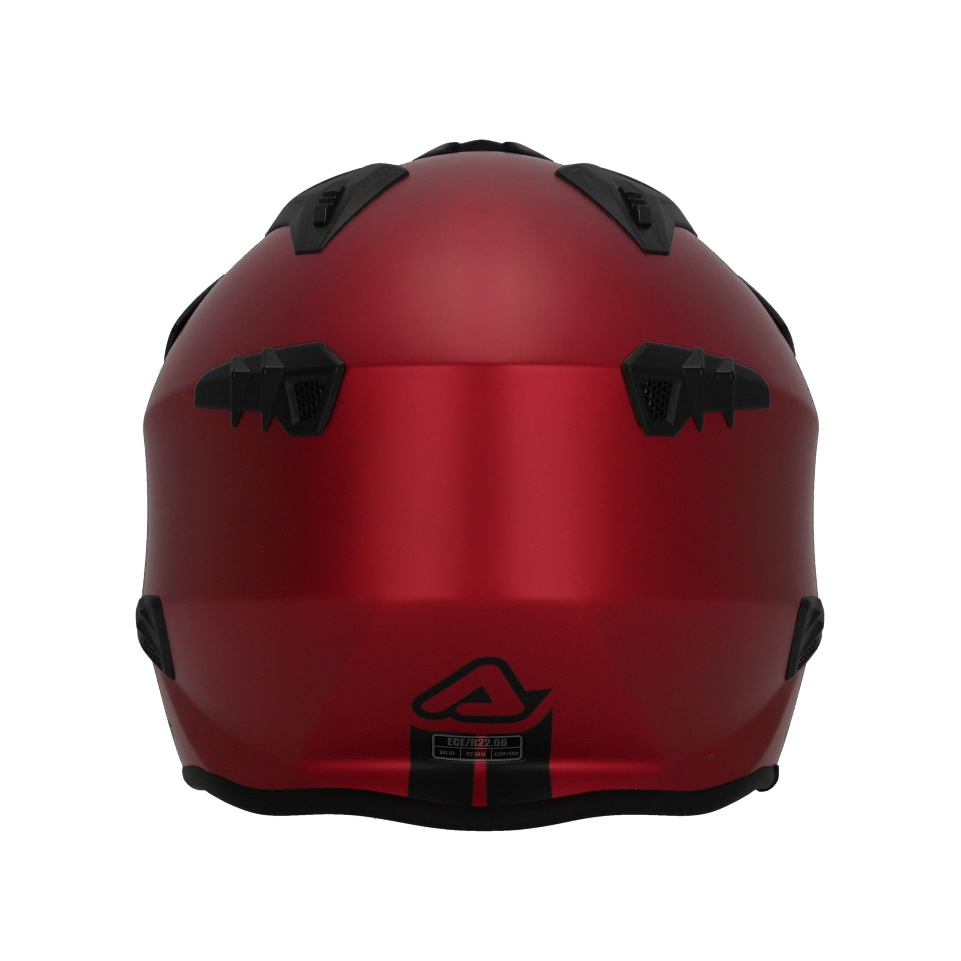 CASCO ACERBIS JET ARIA 2206 METALIZADO ROJO - Imagen 4