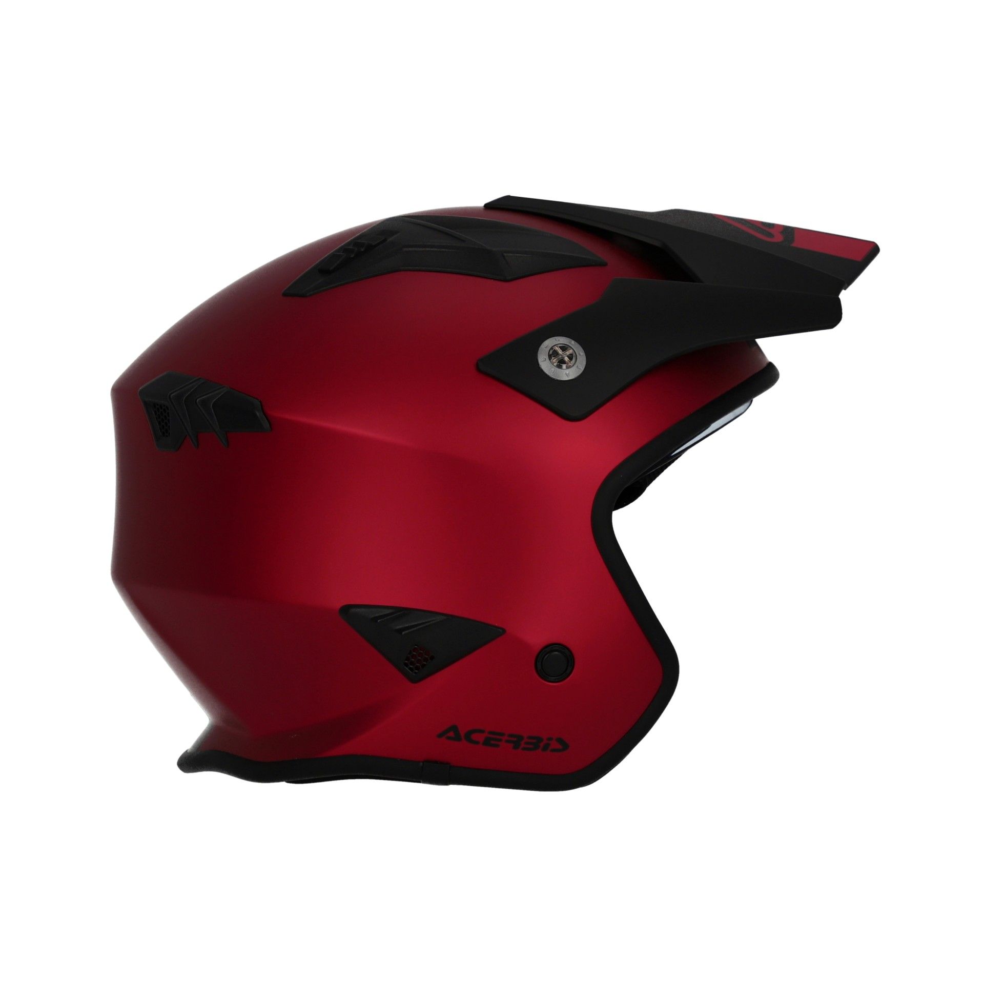 CASCO ACERBIS JET ARIA 2206 METALIZADO ROJO - Imagen 3