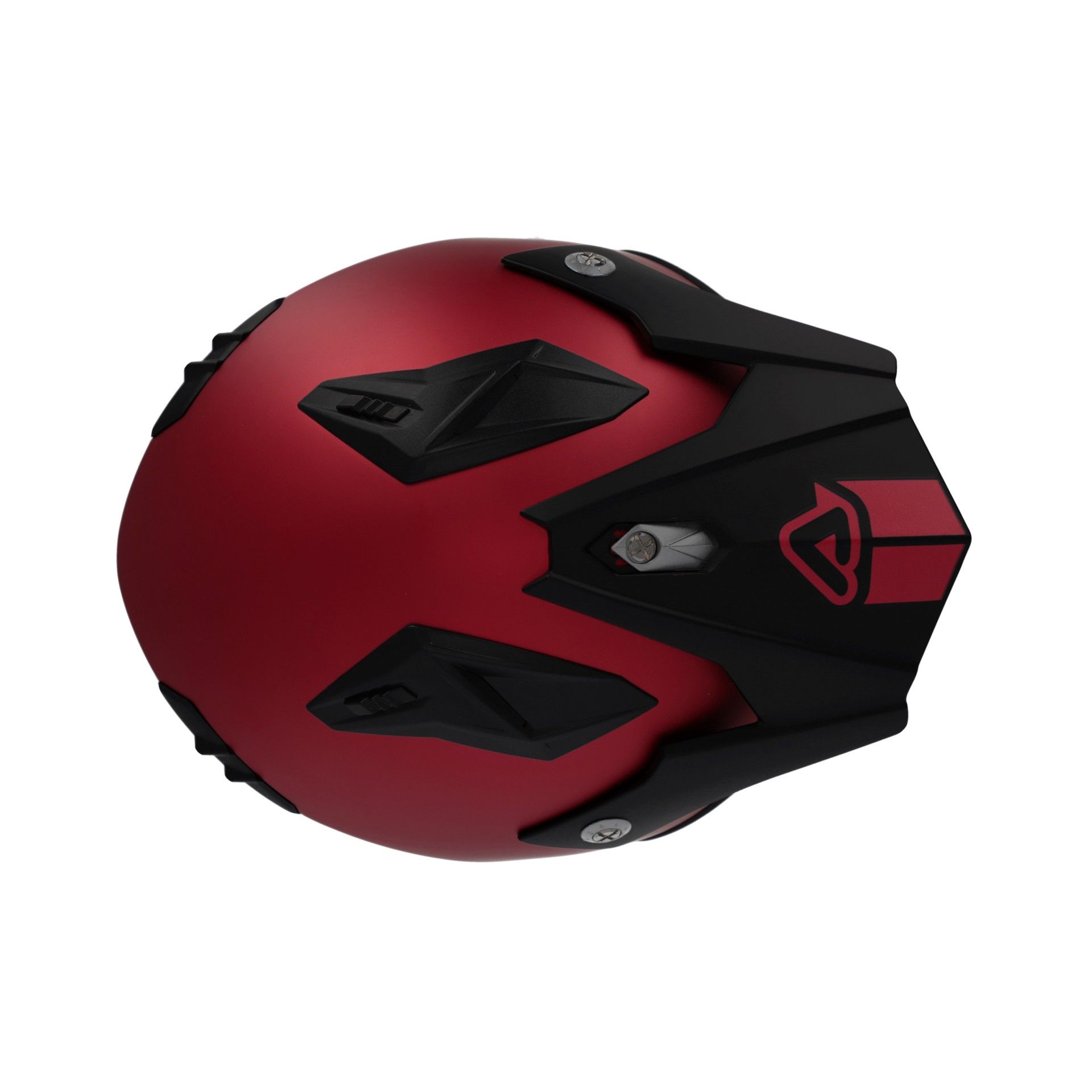 CASCO ACERBIS JET ARIA 2206 METALIZADO ROJO - Imagen 2