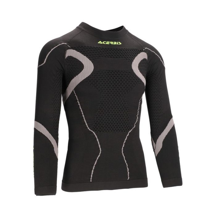 Camiseta Térmica Acerbis X-Body Winter 2.0 Negro/Amarillo