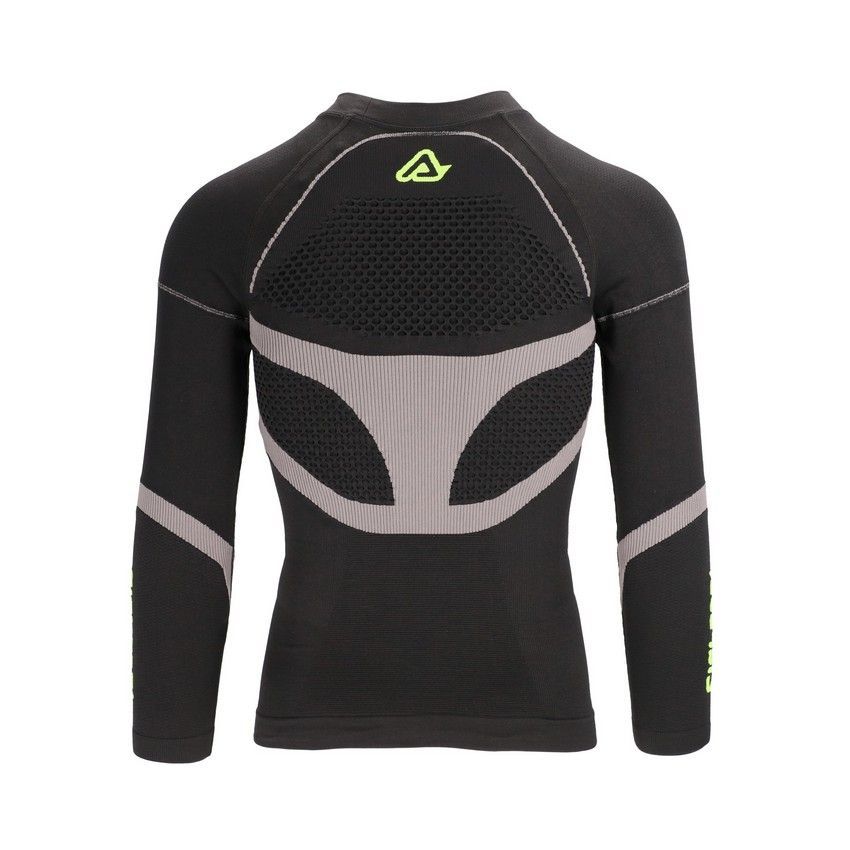 Camiseta Térmica Acerbis X-Body Winter 2.0 Negro/Amarillo - Imagen 2