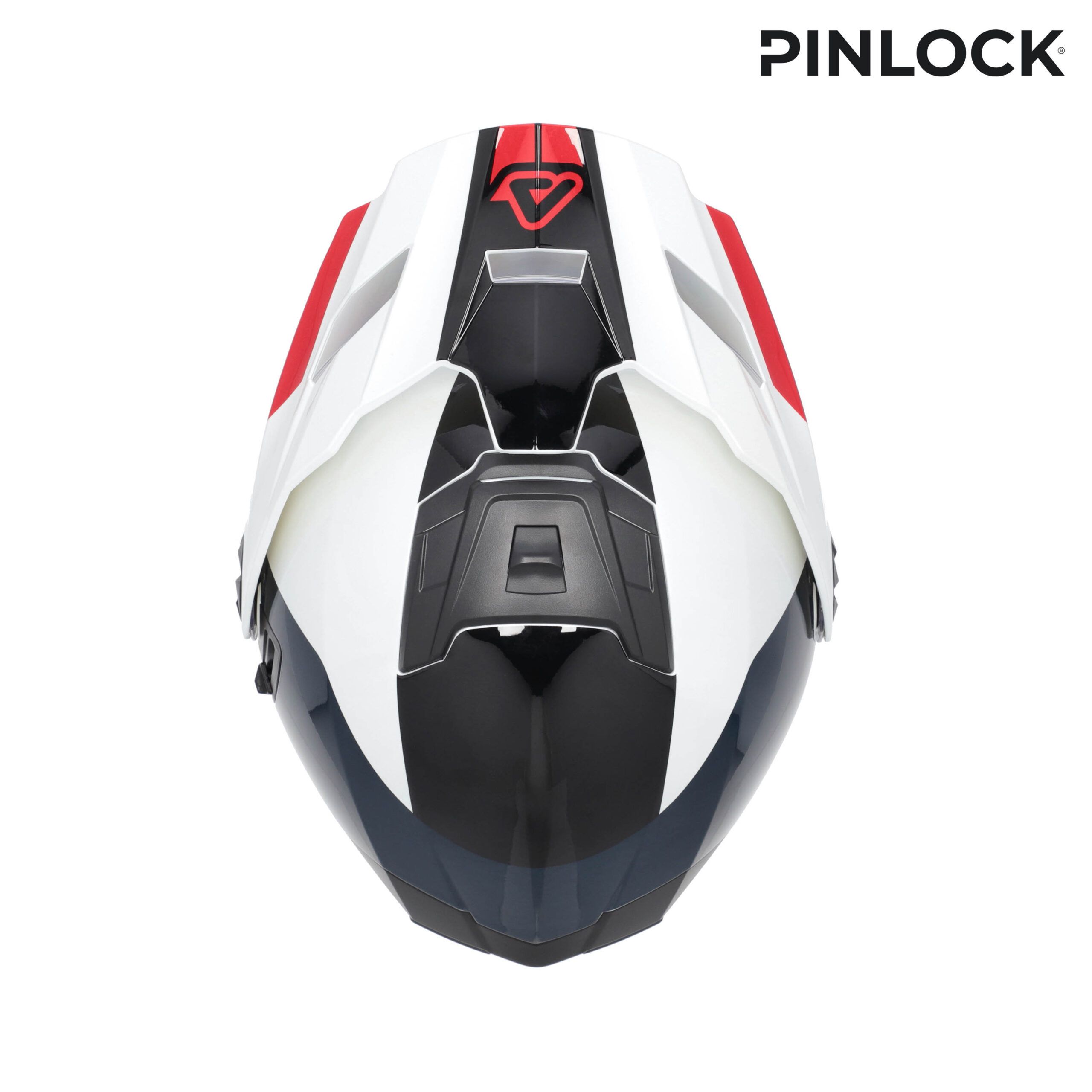 CASCO ACERBIS RIDER GRAPHIC BLANCO AZUL ROJO - Imagen 4