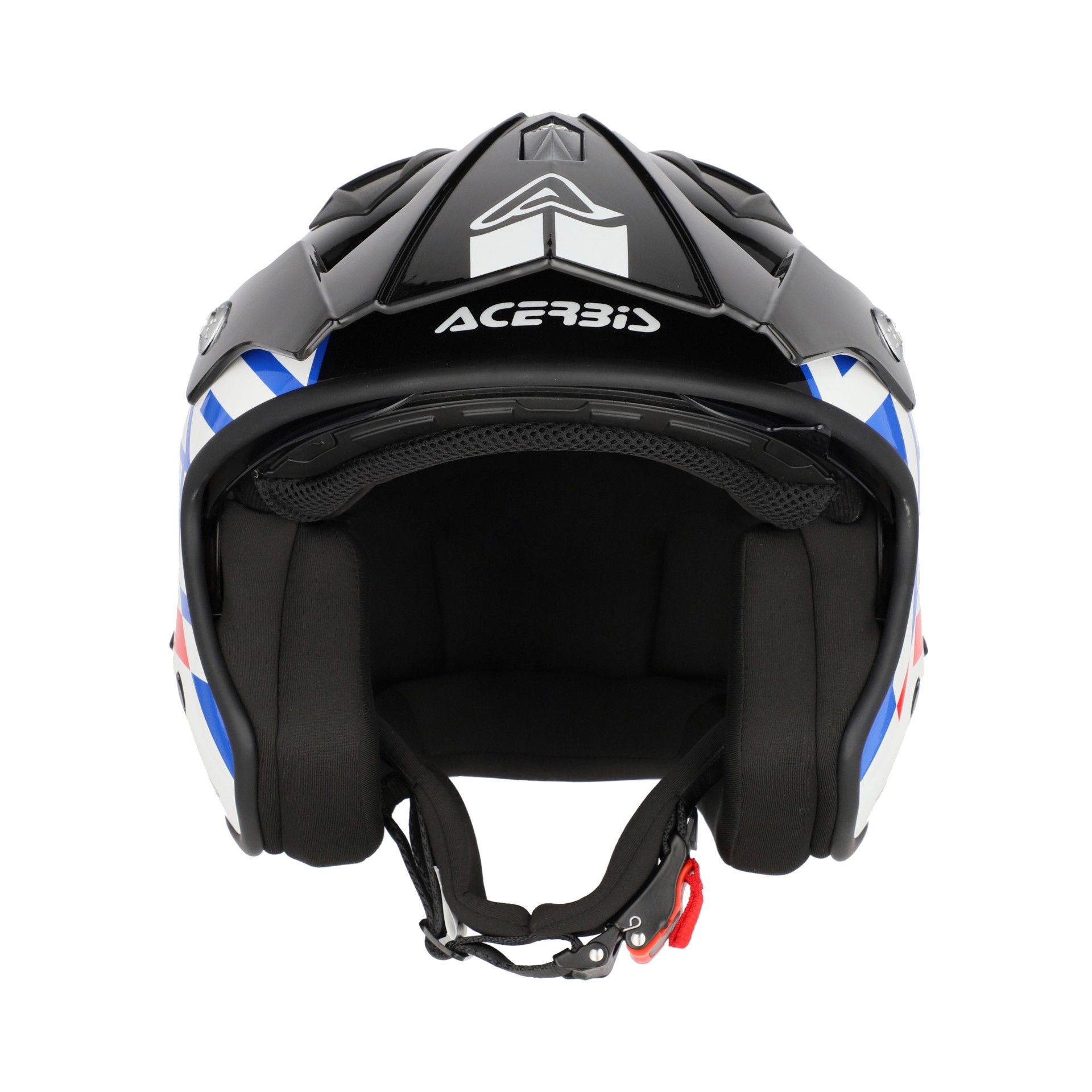 CASCO ACERBIS JET ARIA 2206 GRÁFICO BLANCO/AZUL/ROJO - Imagen 4
