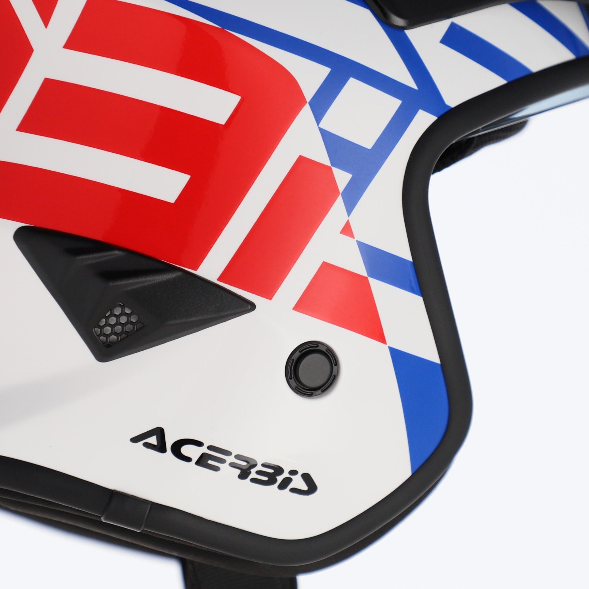 CASCO ACERBIS JET ARIA 2206 GRÁFICO BLANCO/AZUL/ROJO - Imagen 8