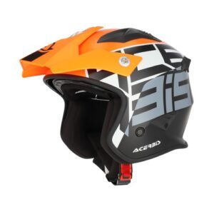 CASCO ACERBIS JET ARIA 2206 GRÁFICO FLOU NARANJA / NEGRO