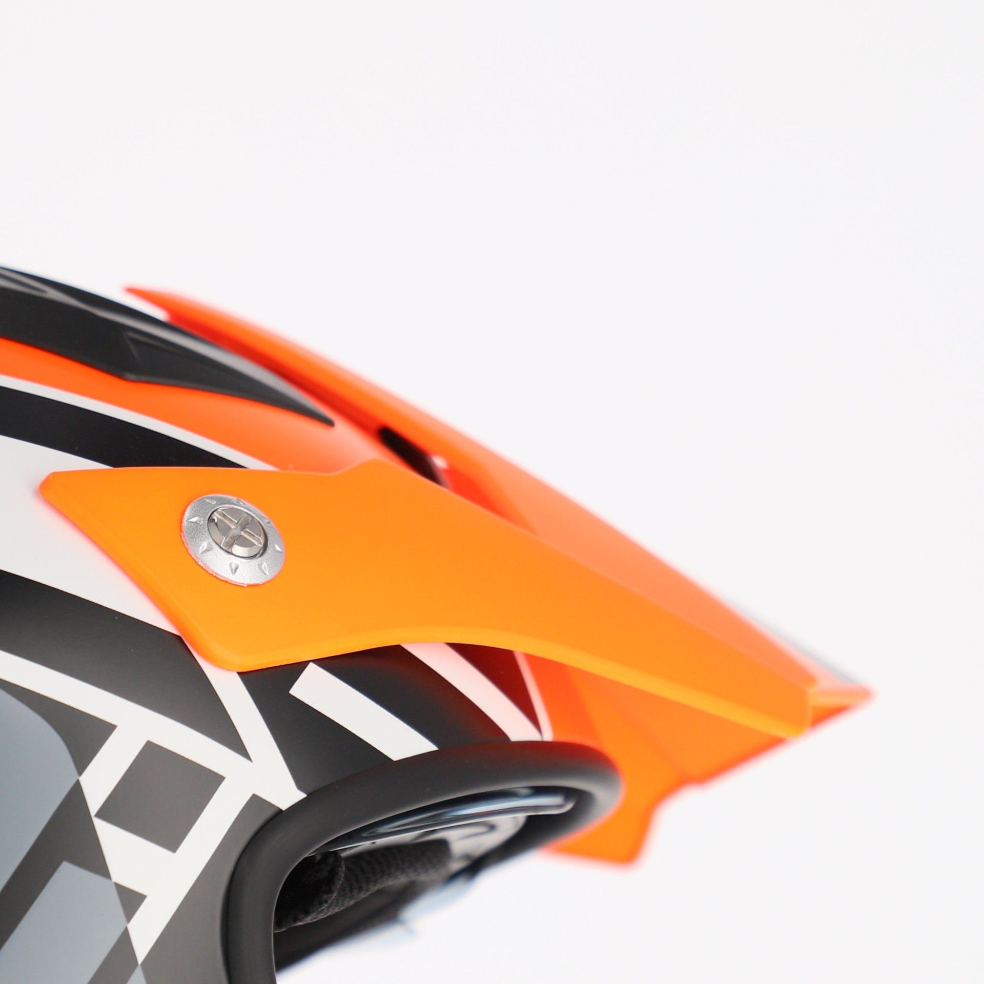 CASCO ACERBIS JET ARIA 2206 GRÁFICO FLOU NARANJA / NEGRO - Imagen 2