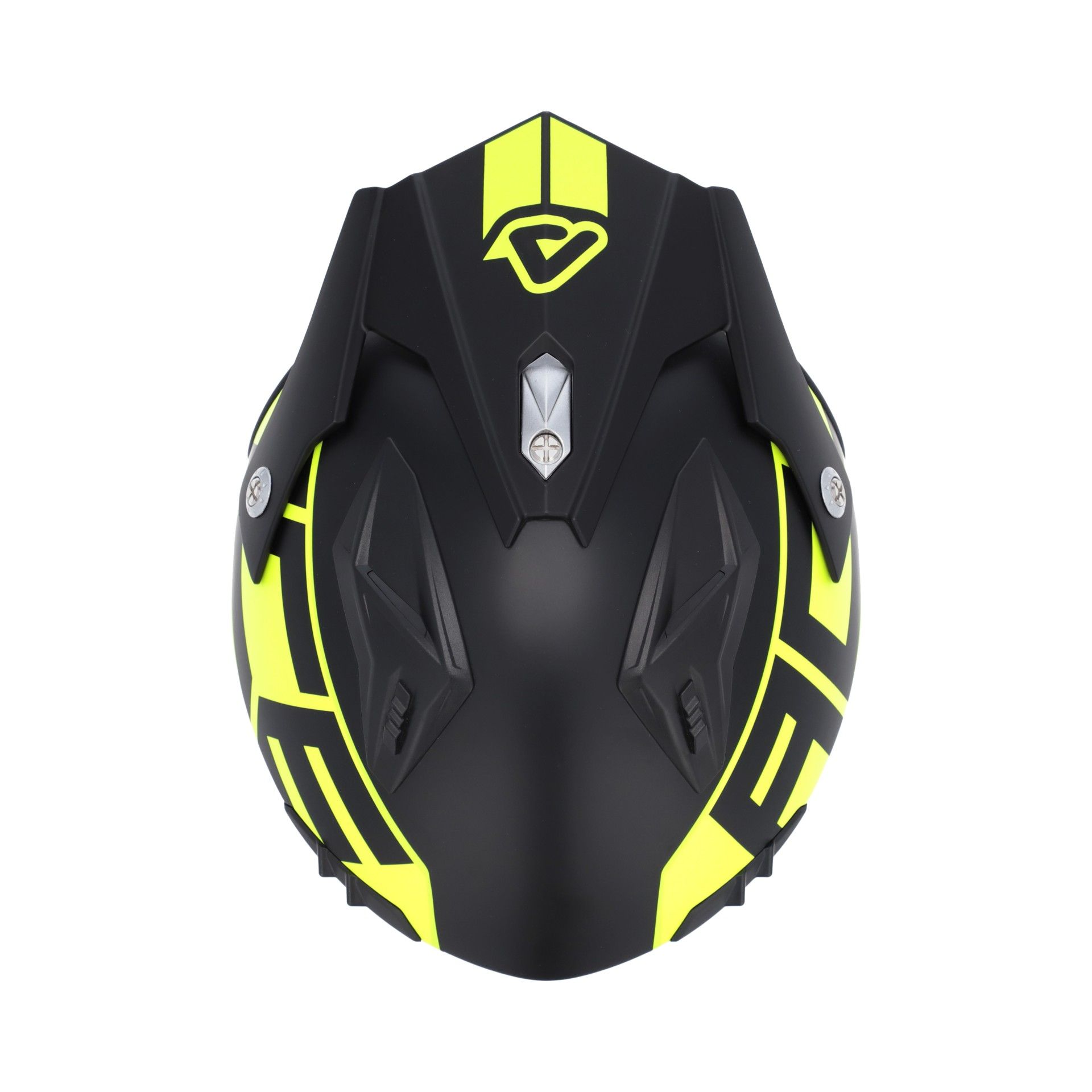 CASCO ACERBIS JET ARIA 2206 GRÁFICO NEGRO/AMARILLO FLUORESCENTE - Imagen 5