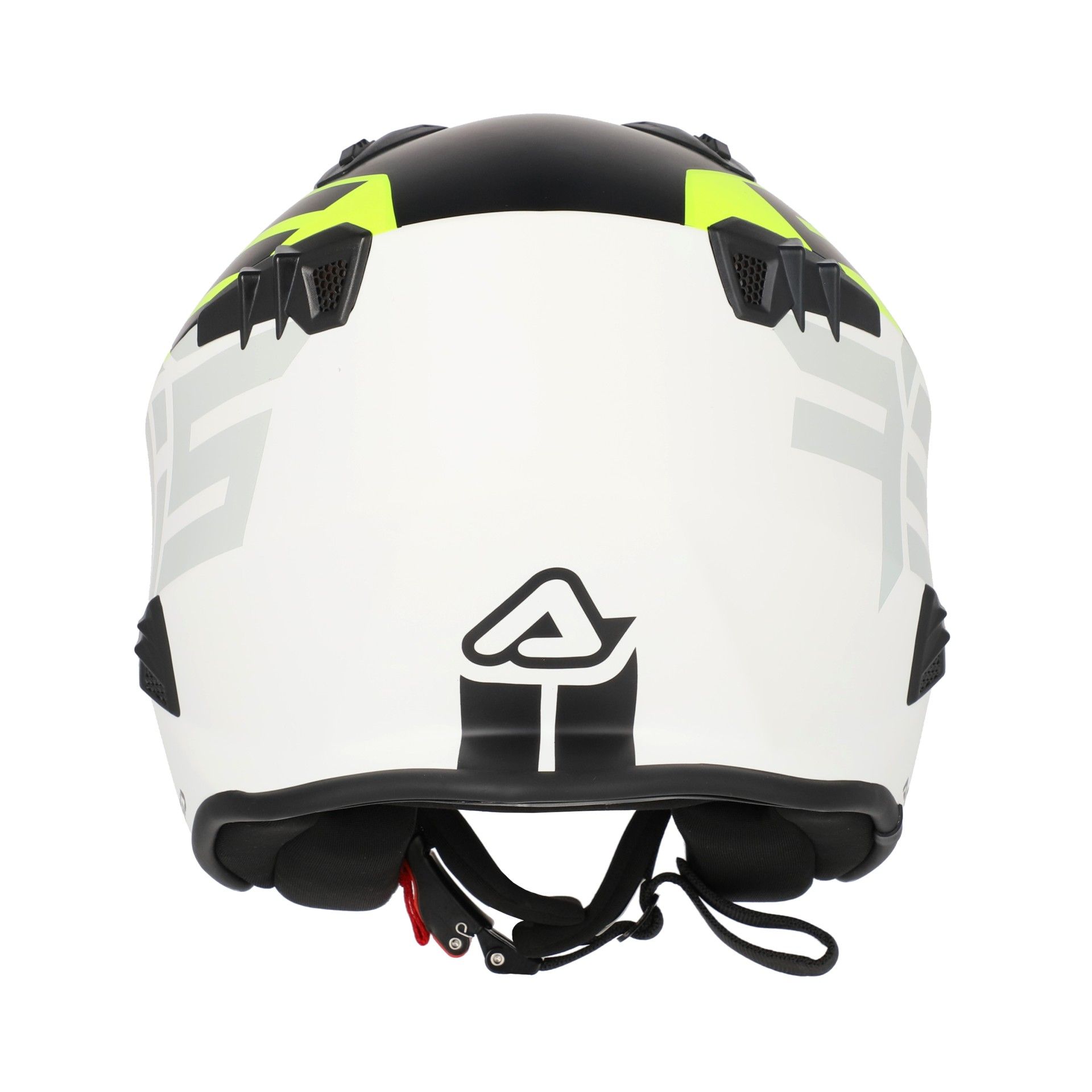 CASCO ACERBIS JET ARIA 2206 GRÁFICO NEGRO/AMARILLO FLUORESCENTE - Imagen 6