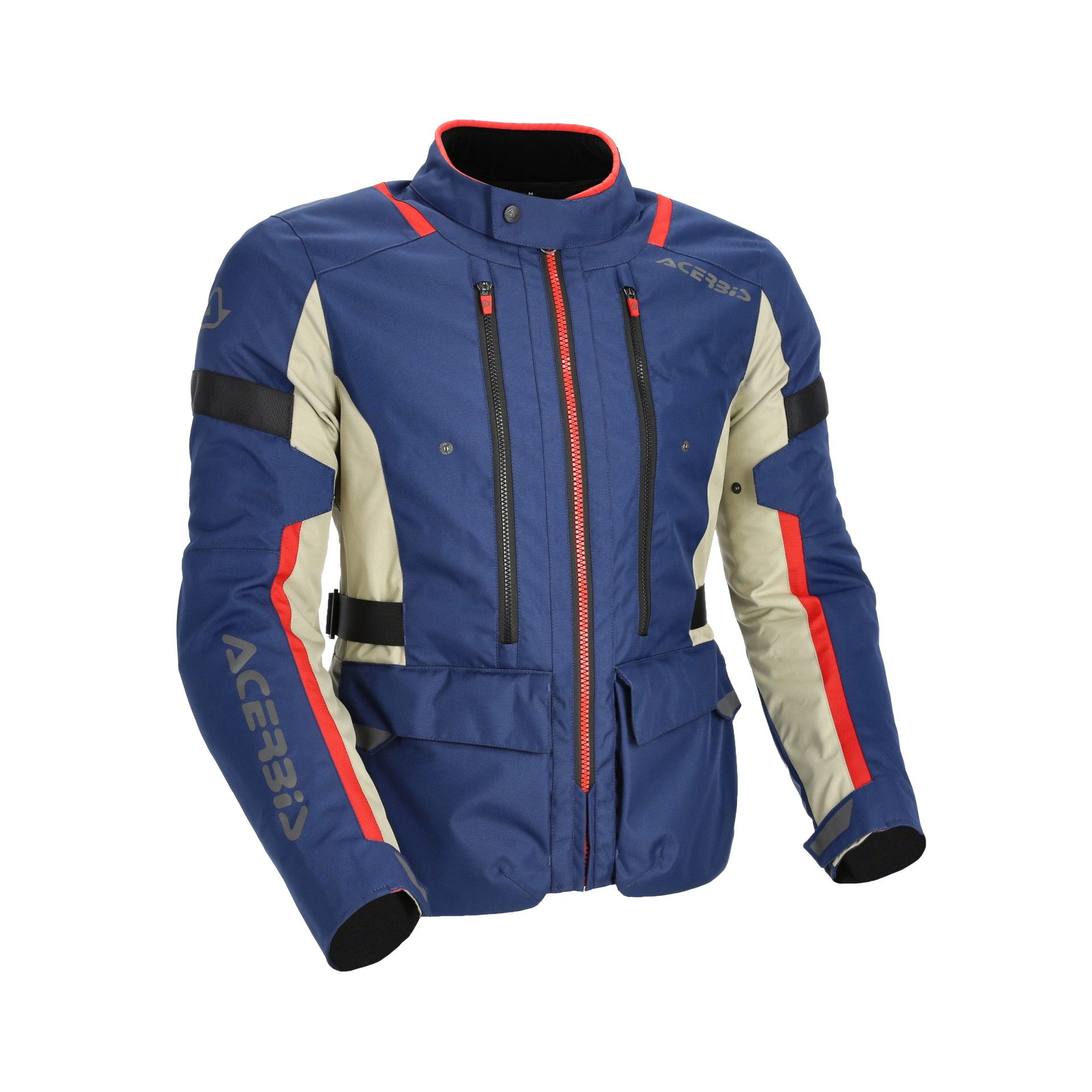 CHAQUETA ACERBIS X-TRAVEL 2.0 AZUL ROJO - Imagen 2