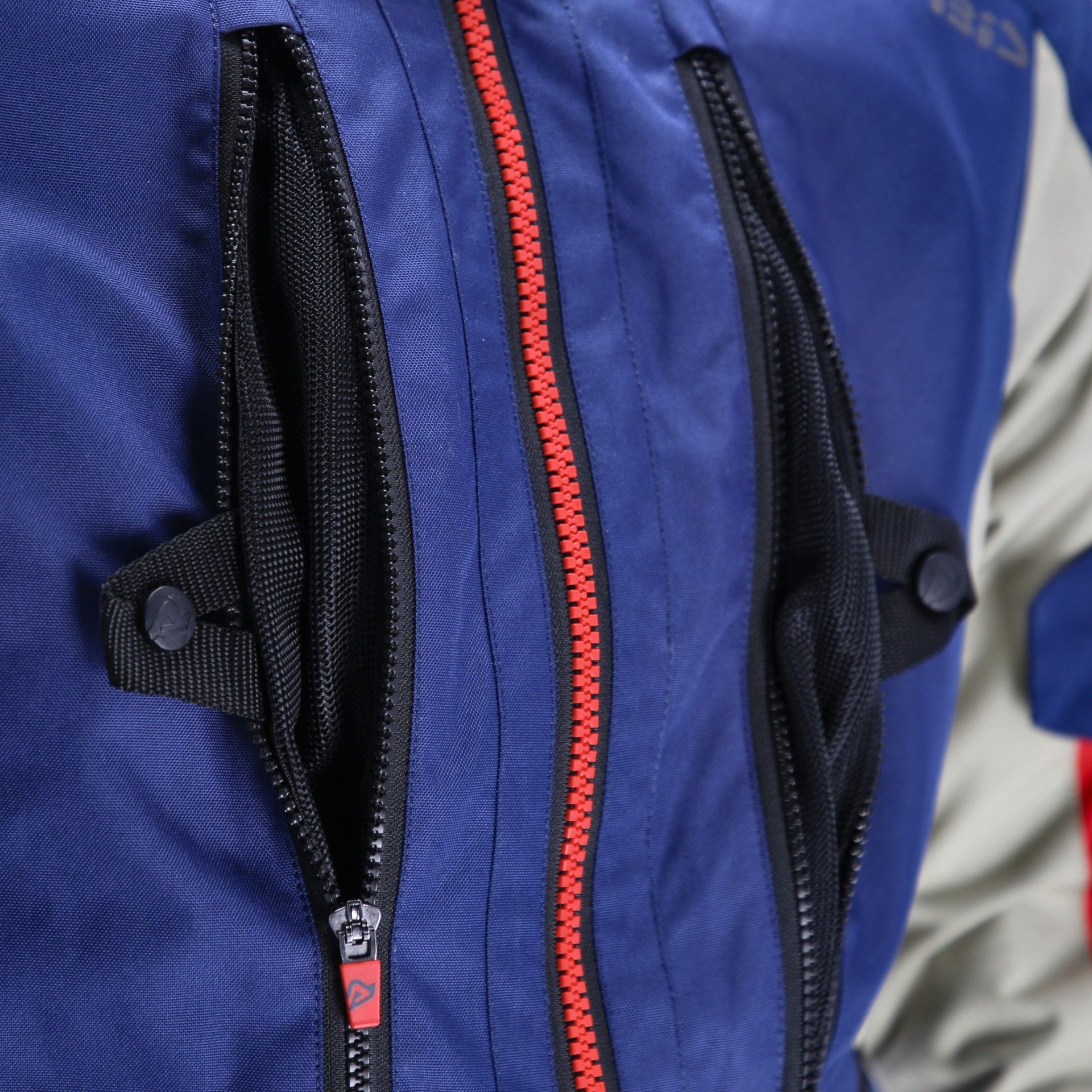 CHAQUETA ACERBIS X-TRAVEL 2.0 AZUL ROJO - Imagen 8