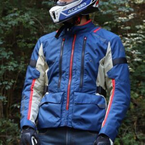 CHAQUETA ACERBIS X-TRAVEL 2.0 AZUL ROJO