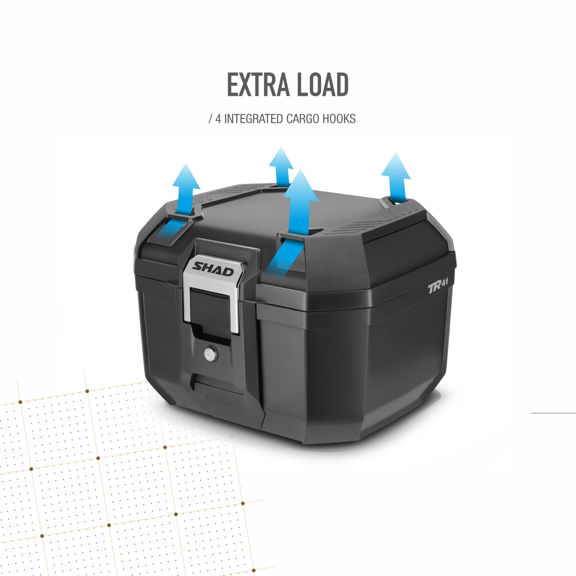 BAUL SHAD TOP CASE TR41 TERRA NEGRO - Imagen 4