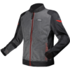 CHAQUETA LS2 AIRY EVO MAN GRIS NEGRO ROJO