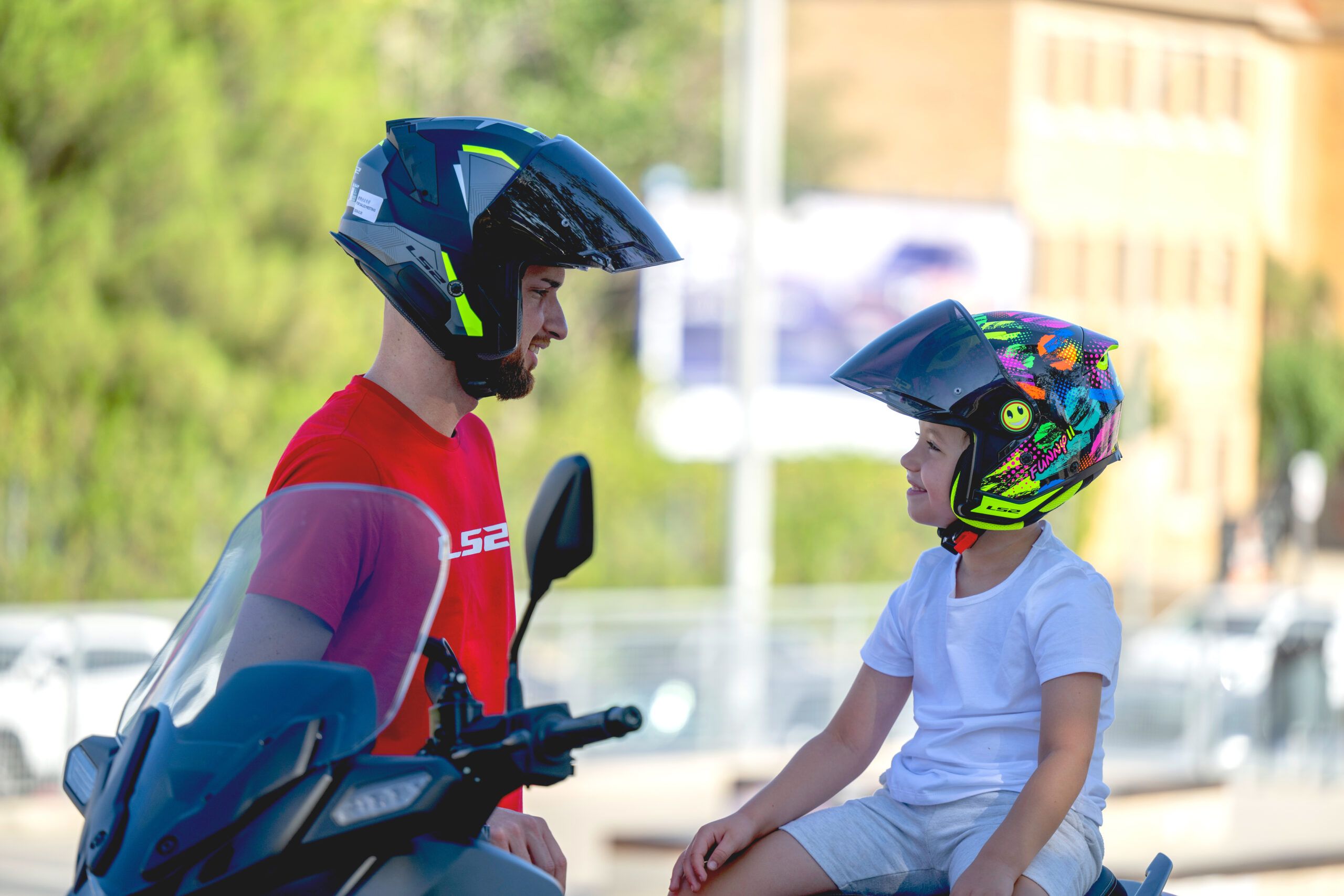 CASCO LS2 OF622 FUNNY II INFANTIL JOY NEGRO