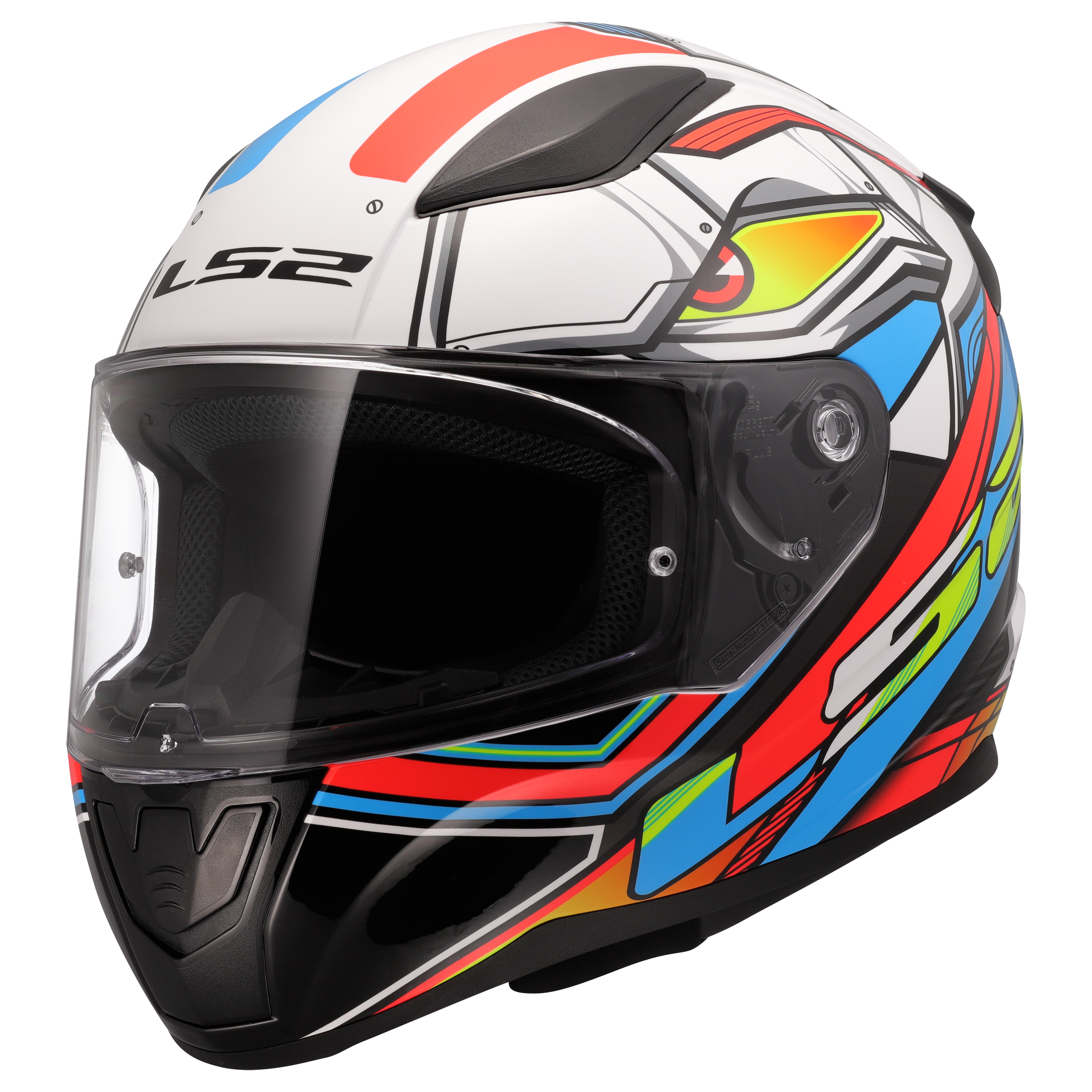 CASCO LS2 FF353 RAPID II 2206 XDRON BLANCO NARANJA FLUOR