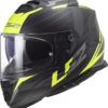 CASCO LS2 FF800 STORM II 2206 NERVE NEGRO MATE AMARILLO FLUOR