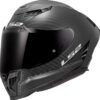 CASCO LS2 FF807 DRAGON CARBON NEGRO MATE
