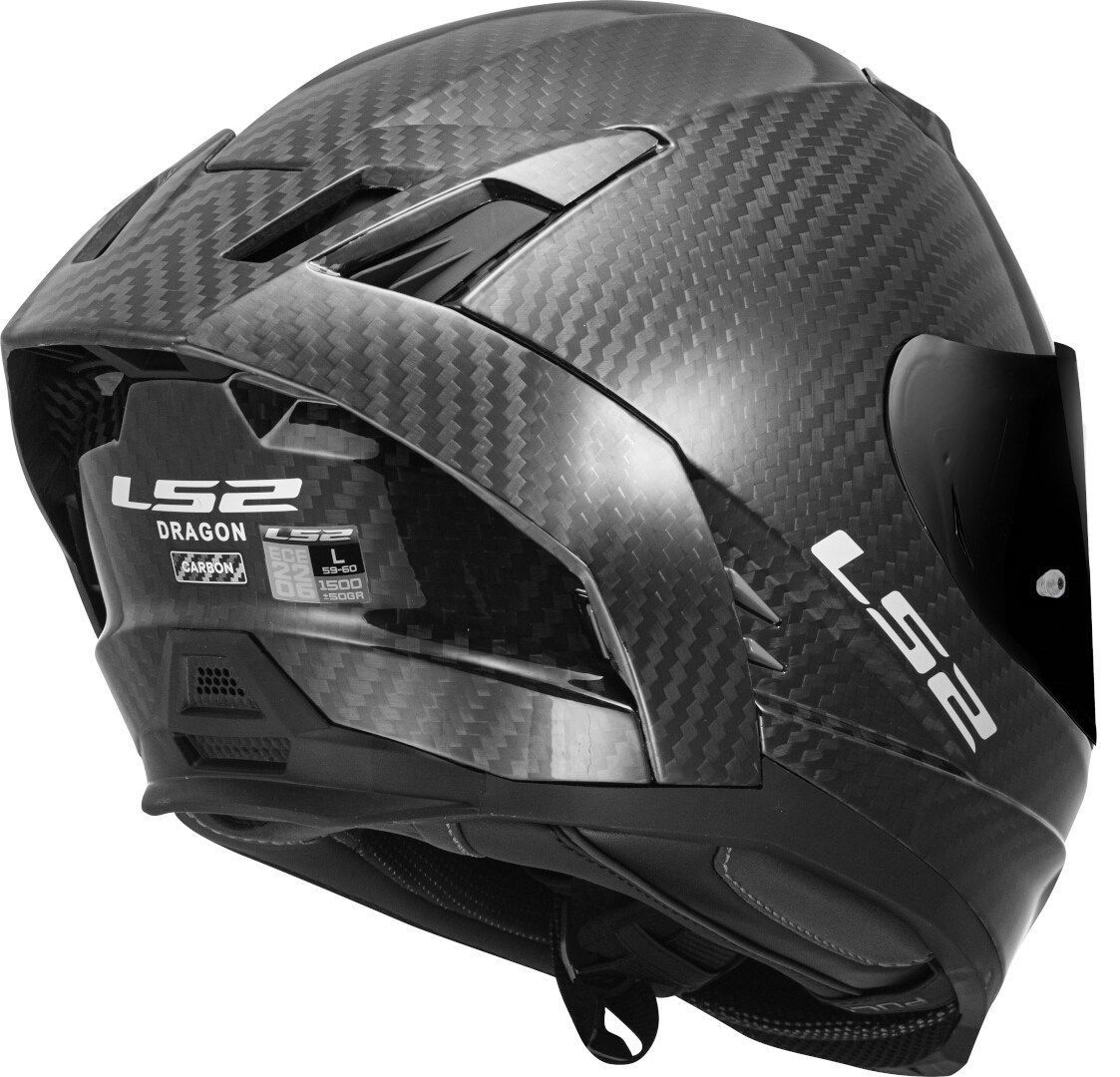 CASCO LS2 FF807 DRAGON CARBON NEGRO MATE - Imagen 6