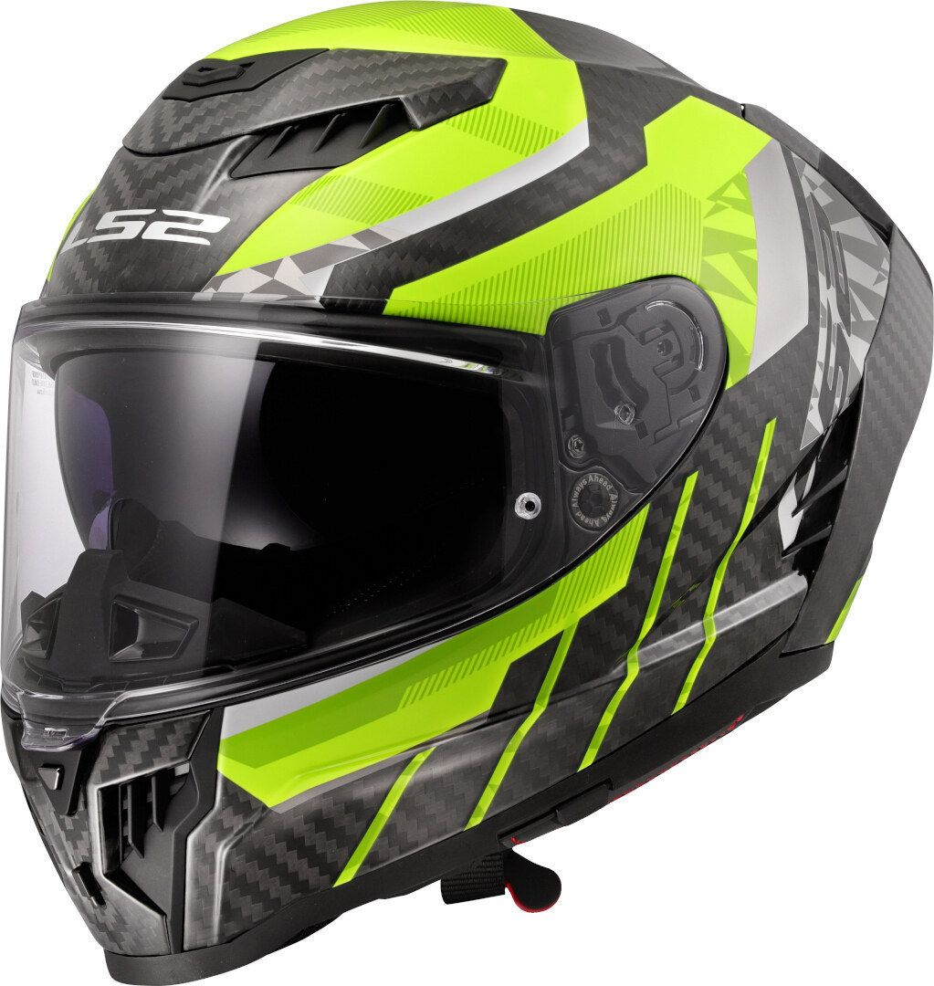 LS2 FF807 Dragon Trax Carbon Casco - Imagen 2