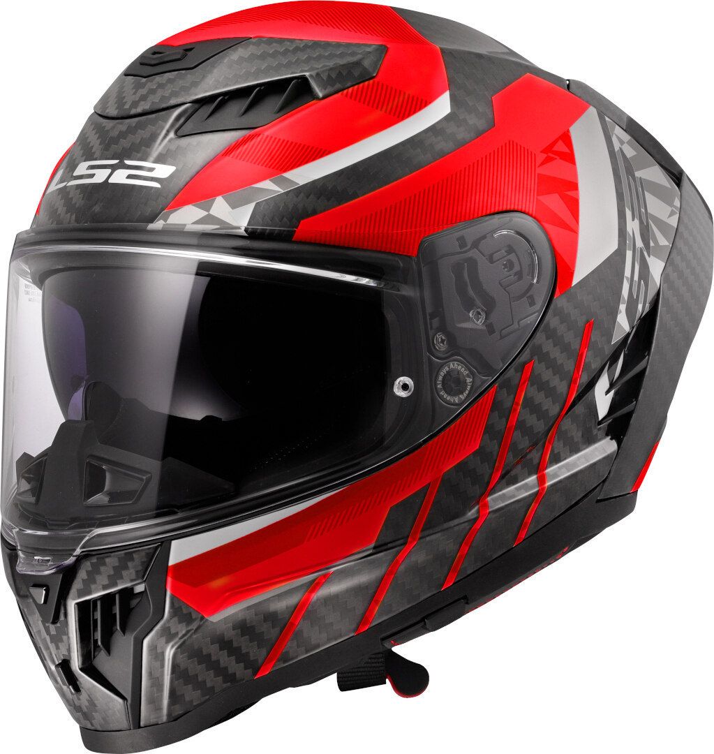 LS2 FF807 Dragon Trax Carbon Casco