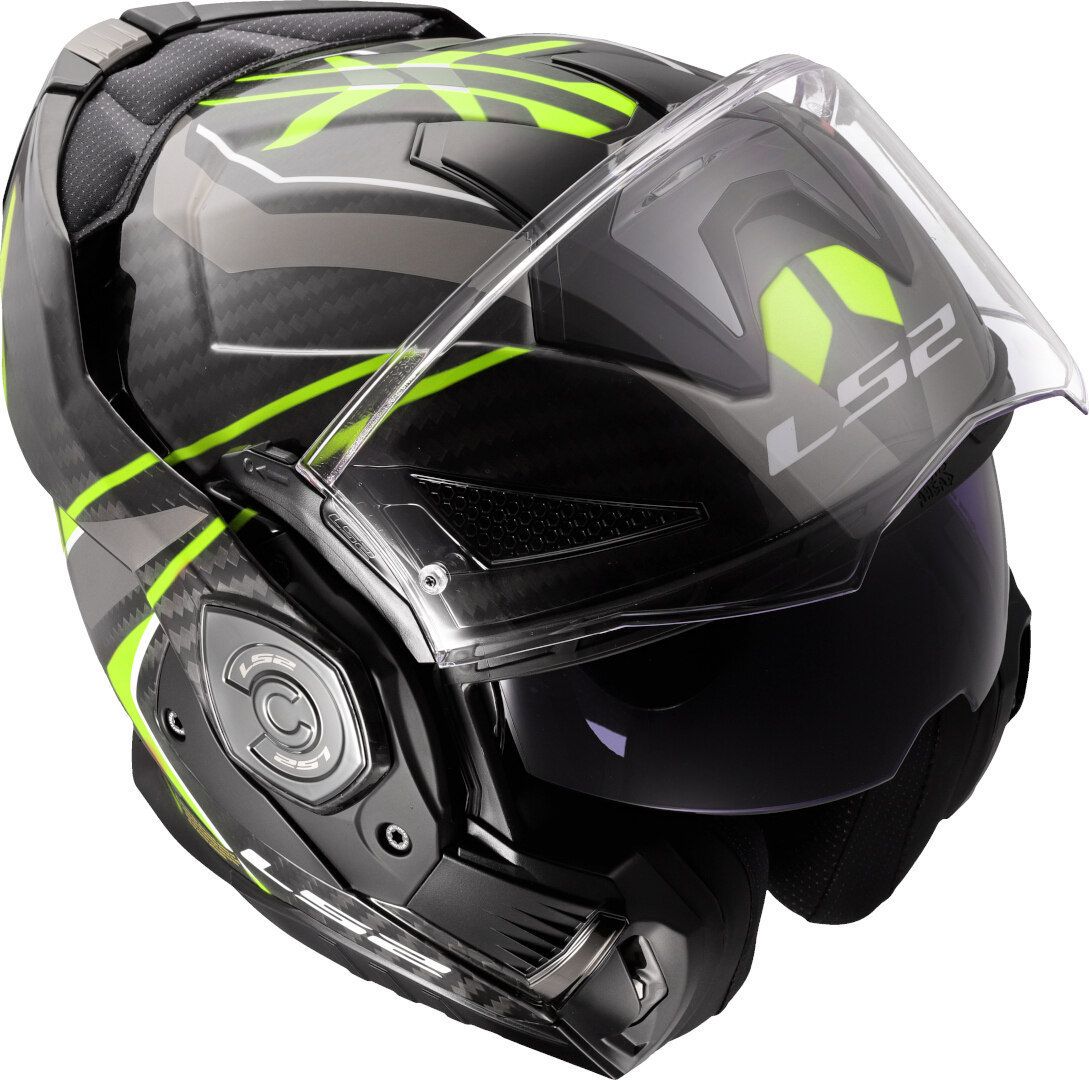 CASCO LS2 FF901 ADVANT X CARBON FUTURE II AMARILLO FLUOR - Imagen 2