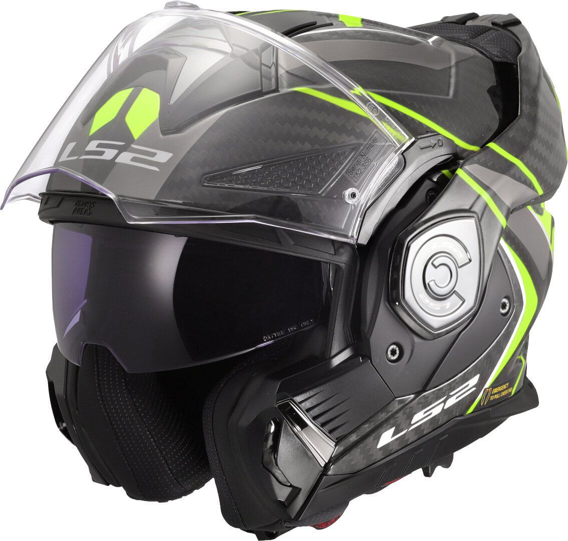 CASCO LS2 FF901 ADVANT X CARBON FUTURE II AMARILLO FLUOR - Imagen 5