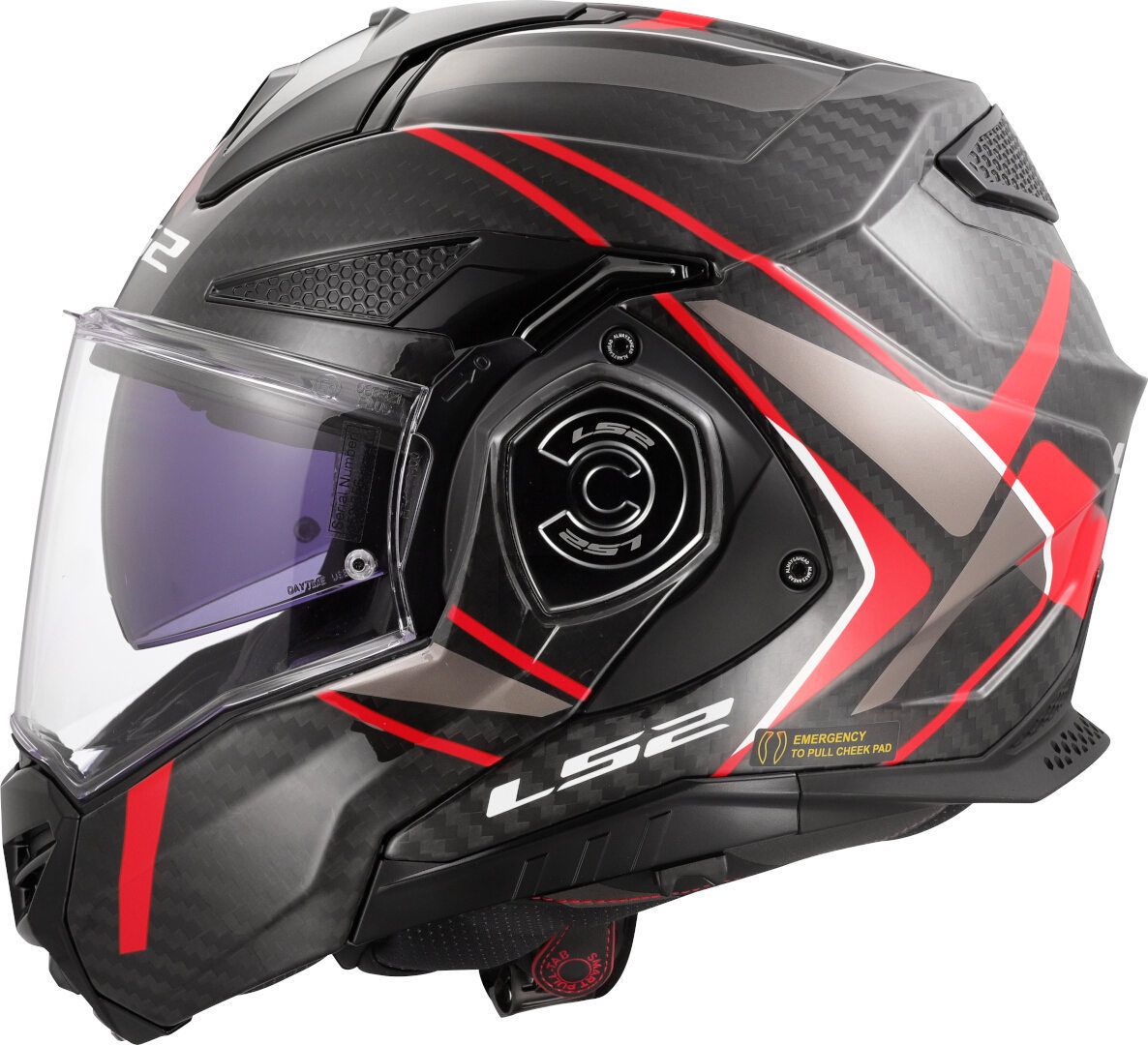CASCO LS2 FF901 ADVANT X CARBON FUTURE II ROJO