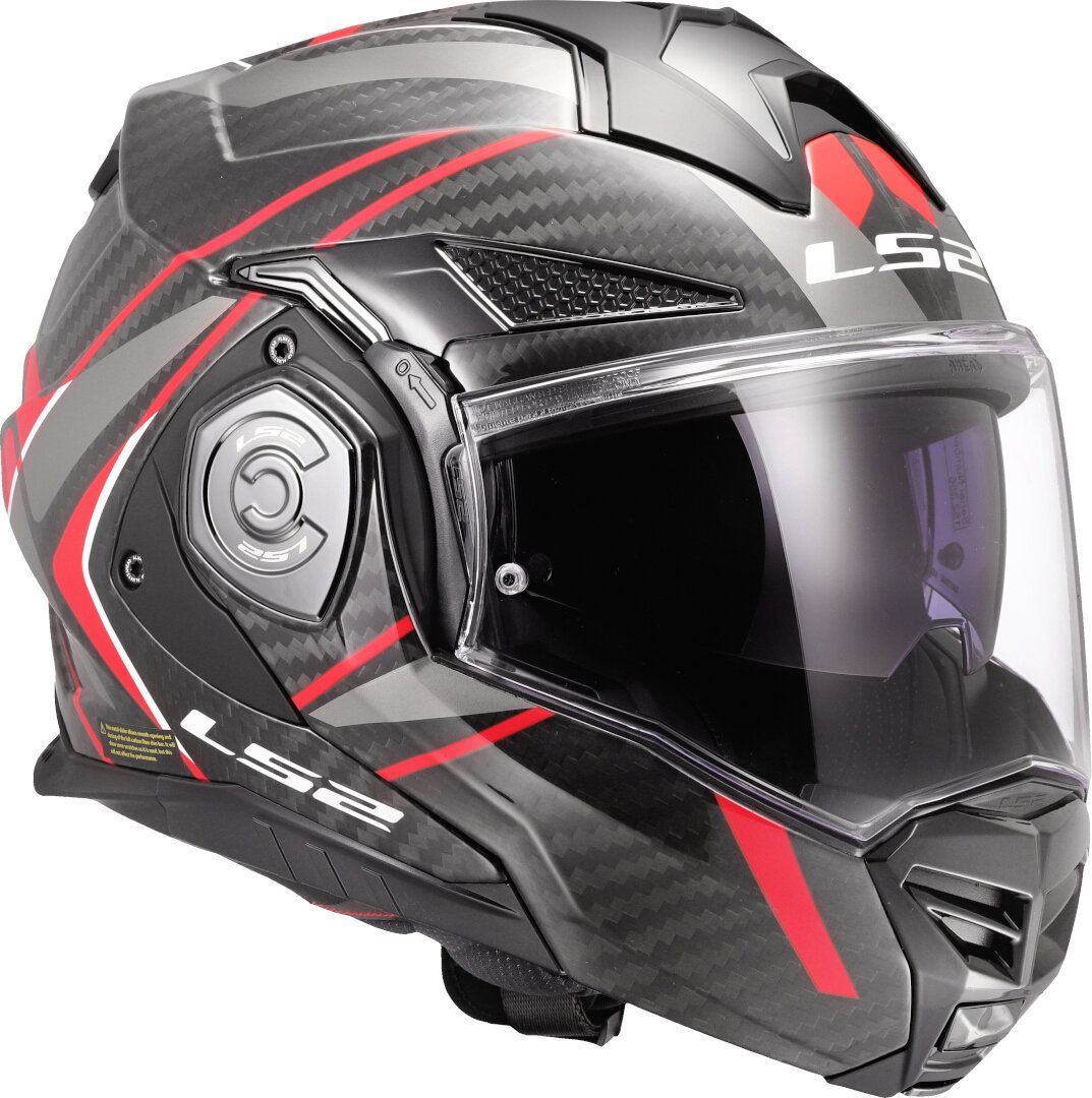 CASCO LS2 FF901 ADVANT X CARBON FUTURE II ROJO - Imagen 6