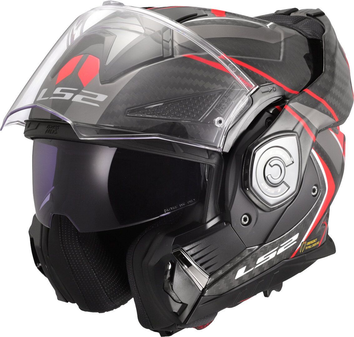 CASCO LS2 FF901 ADVANT X CARBON FUTURE II ROJO - Imagen 5