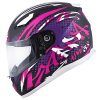 Casco Kappa Houston Spray - Negro/mate/Fucsia