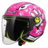 CASCO LS2 OF622 FUNNY II INFANTIL PAWS ROSA