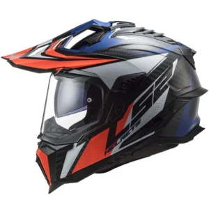 CASCO MX701 Explorer CARBONO Frontier Blue/Fluor Orange TALLA-S
