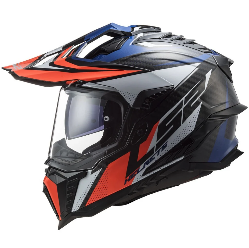 CASCO MX701 Explorer CARBONO Frontier Blue/Fluor Orange TALLA-S