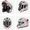 Casco Acerbis Rederwel Blanco/Rojo