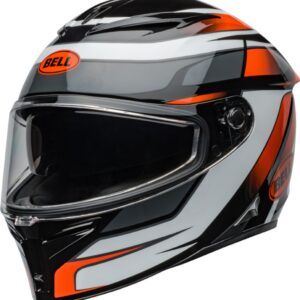 Bell Lithium MIPS Podium Casco negro/naranja