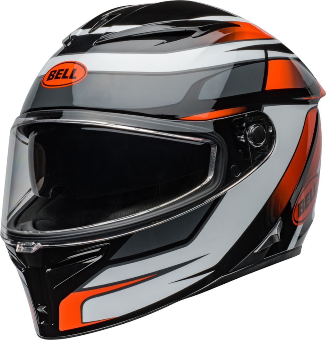 Bell Lithium MIPS Podium Casco negro/naranja
