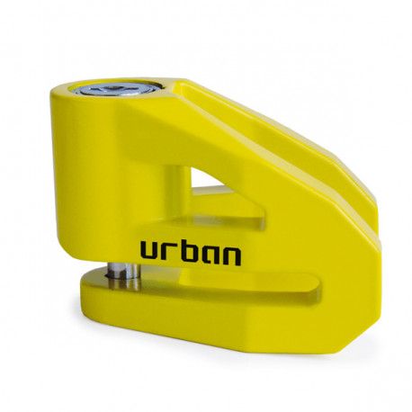 CANDADO ANTIRROBO DISCO MOTO URBAN UR208Y AMARILLO