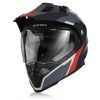 Casco Acerbis Flip FS-606 gris/rojo