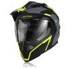 Casco Acerbis Flip FS-606 negro/gris/flúor