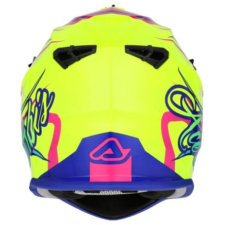Casco Acerbis Linear 22-06 Color Amarillo / Morado - Imagen 6