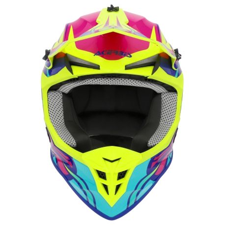 Casco Acerbis Linear 22-06 Color Amarillo / Morado - Imagen 8