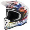 Casco Acerbis Linear 2206 blanco/rojo/azul