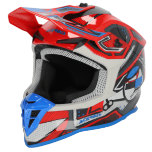 Casco ACERBIS Linerar 2206 azul/rojo