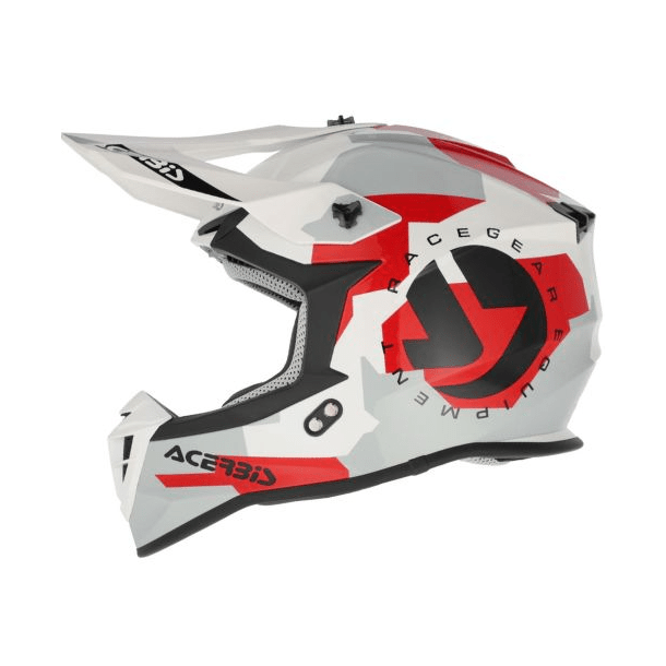 CASCO ACERBIS LINEAR 2206 BLANCO GRIS - Imagen 4