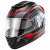 Casco Modular Acerbis Serel (negro-rojo)
