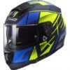 CASCO INTEGRAL LS2 FF397 VECTOR KRIPTON AZUL MATE-AMARILLO TALLA - M