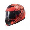 Casco LS2 FF320 Stream evo lava naranja fluor negro